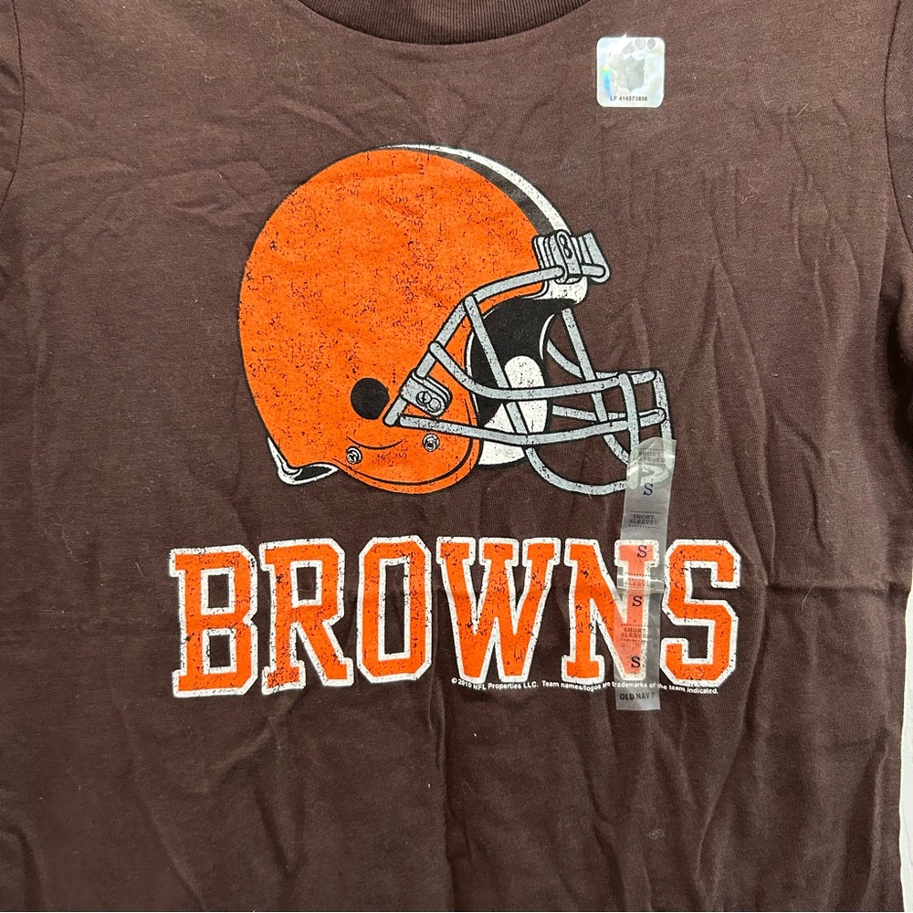 Y2K Cleveland Browns Short-Sleeve T Shirt Size Small - Picture 2 of 5